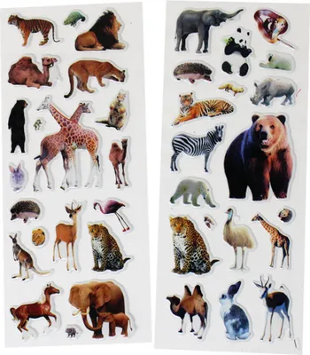 Produktbild von Aufkleber Wilde Tiere