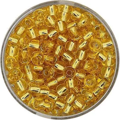 Produktbild von Rocailles goldfb, Silbereinzug 4,5 mm