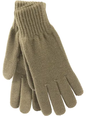 Produktbild von Claus Modes gestrickter Damen Handschuh Winterhandschuhe, beige, S/M