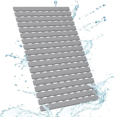 Immagine prodotto di Tappetino da bagno Douchematt, ad asciugatura rapida, antiscivolo con elevata capacità di assorbimento, lavabile in lavatrice, dimensioni 40 x 63 cm
