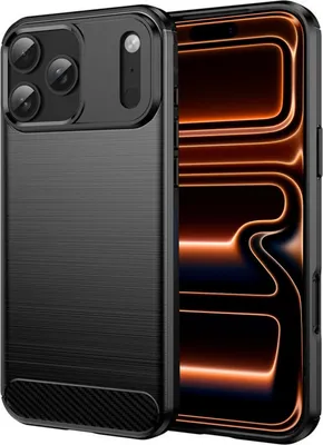 Immagine prodotto di Custodia in carbonio per Apple iPhone 17 Pro custodia protettiva per telefono cellulare Custodia per telefono cellulare in TPU cover