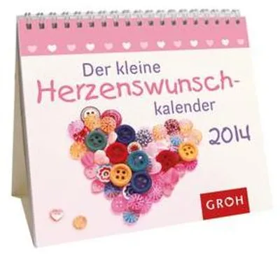 Produktbild von Der kleine Herzenswunschkalender 2014: Mini-Kalender (Glücksbringer)