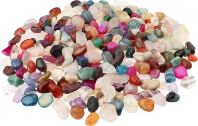 Produktbild von NKlaus 900g Trommelsteine Multi Mix 15 - 20 mm Heilsteine Edelsteine Schmuckstein Deko 14700