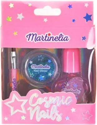 Immagine prodotto di MARTINELIA | Set di unghie per bambine - Glitter - Incoraggiano la creatività - Facile da lavare via
