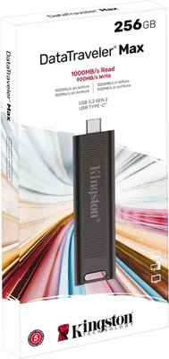 Obrázek produktu pro Kingston Technology DataTraveler 256GB Max 1000R/900W USB 3.2 Gen 2