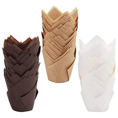 Produktbild von Mini Muffin Förmchen Papier, 150 Stück,klein 5 cm, Muffinförmchen Papier fettdicht, ideal für süße und herzhafte Muffins