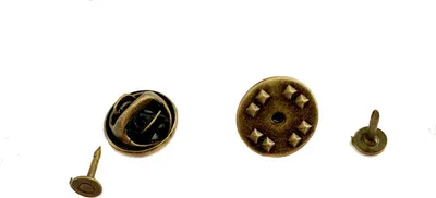 Produktbild von INF DIY Brosche & Krawattennadeln (50 Stück) Bronze