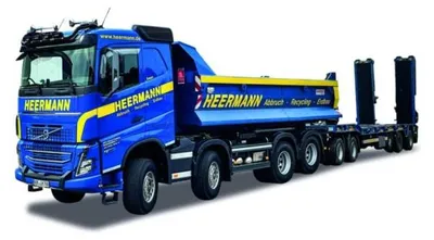 Produktbild von Herpa LKW Volvo FH4 FD Abrollmulden-HZ+TU4 Heermann 953573