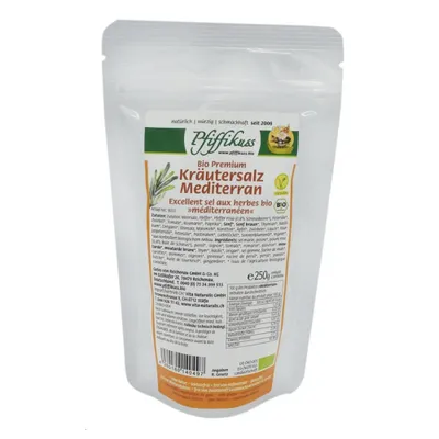 Obrázok produktu pre Bylinná soľ - stredomorská náplň 250g