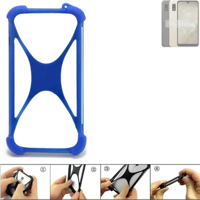Produktbild von K-S-Trade Handy Hülle kompatibel mit Sharp Aquos Wish3 Silikon Schutzhülle Cover Case Bumper Silikoncase TPU Softcase Schutz Hülle Smartphone