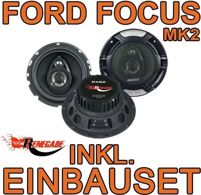 Produktbild von Renegade RX 6.2 - 16,5cm Koax-System für Ford Focus MK2 vorne - justSOUND