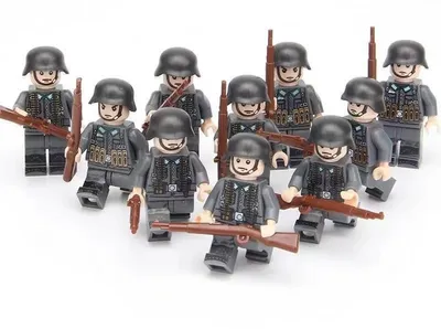 Obrázek produktu pro 10 Kusů figurek - Němci z druhé světové války.