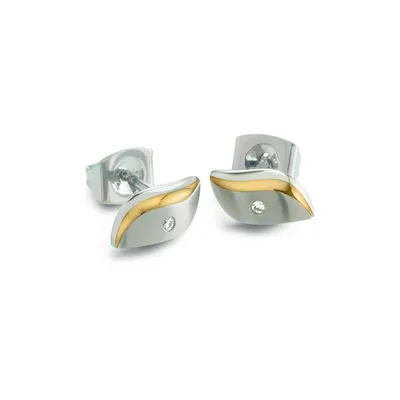 Produktbild von Boccia Titan Ohrstecker vergoldet 05044-04