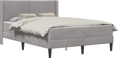 Immagine prodotto di Struttura letto con materasso Grigio Chiaro 140 x 200 cm