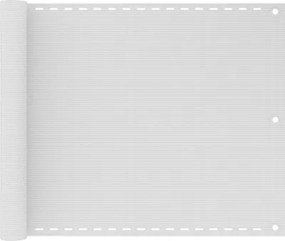 Obrázek produktu pro Balkónová zástěna HDPE 75x400 cm bílá