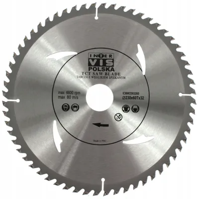 Produktbild von Inter-Vis Hartmetall-Sägeblatt für Holz 230mm 60 Zähne