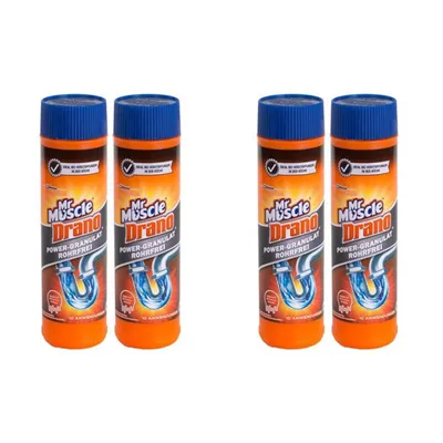 Produktbild von Mr Muscle Drano Power-Granulat Rohrfrei 10 Anwendungen ( 4er Pack )
