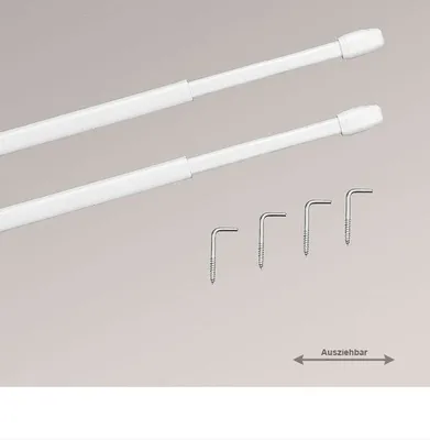 Produktbild von LYSEL® SET Vitragenstangen flach Breite: 0.50cm Höhe: 1cm Länge: 30-50cm
