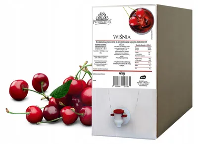 Produktbild von Cocktail Basis Kirsche 6 kg Sirup Konzentrat alkoholfrei Drink Mixer Fruchtsirup Bag in Box mit Zapfhahn