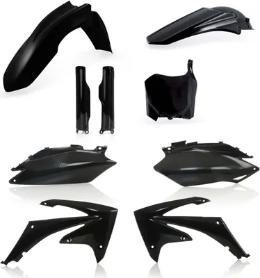 Image de ACERBIS Kit d'habillage 9 pièces noir pour HONDA CRF R