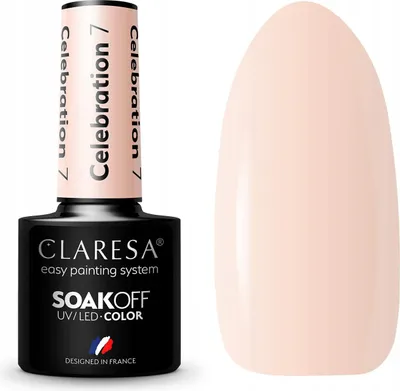 Image de Claresa Soak Off UV/LED Celebration Hybrid Varnish, 7 5g