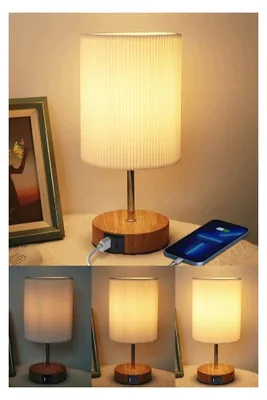 Obrázek produktu pro Stmívatelná stolní lampa s 3 úrovněmi jasu a USB portem