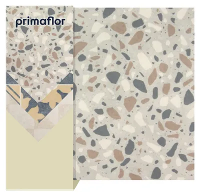 Produktbild von CV-Bodenbelag PVC EVEON Terrazzo | Textilrücken | 2,00m x 17,00m