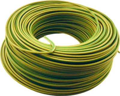 Produktbild von HELU KABEL H07V-K 1X1,5mm² GNYE (grün/gelb) Einzelader PVC grün/gelb AD 3,4mm VPE 100,0 Meter Nennspannung Uo/U