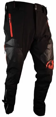 Obrázok produktu pre HAVEN Nohavice do dažďa a do každého počasia RAINBRAIN long black/ red : Veľkosť - S Veľkosť: S