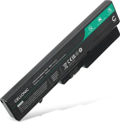 Image de CELLONIC 1x Batterie pour Ordinateur portable Compatible avec Lenovo IdeaPad Z565A, V360, G560, B575e - (4400mAh, 11.1V)