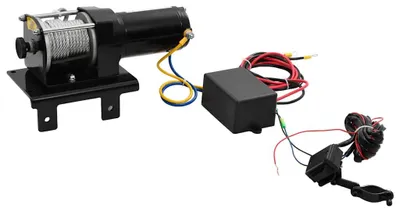 Produktbild von vidaXL Elektrische Seilwinde + Montageplatte Rollenführung 1360 kg 12V