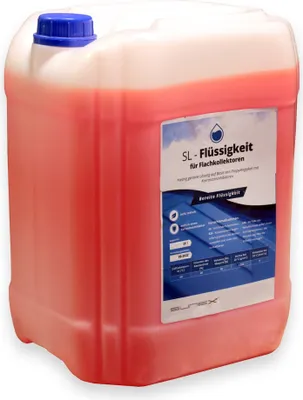 Produktbild von SUNEX® Solarflüssigkeit 20L bis -28°C rot Gemisch Frostschutz Solarfluid Wärmeträgermedium