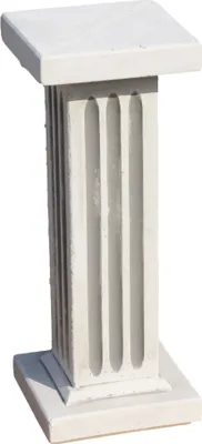 Produktbild von Eckige Säule aus Steinguss für den Garten oder Vorgarten Frostfest Witterungsbeständig und Neu 47cm H, JA-057