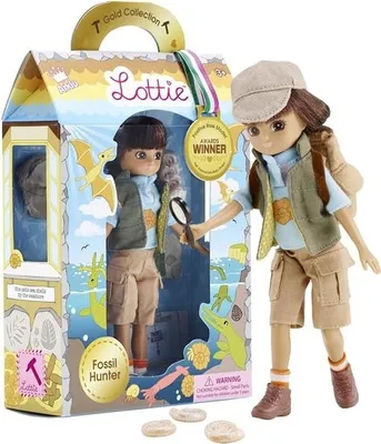 Zdjęcie produktu dla Lottie Dolls Fossil Hunter, Lalka modowa, Damski, 3 lat(a), Chłopak, dziewczyna, 180 mm, Wielobarwny