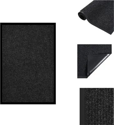 Immagine prodotto di vidaXL Zerbino a righe 80x120 cm antracite - Zerbini