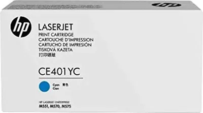 Zdjęcie produktu dla HP optimalizovaný Cyan LJ Toner Cart, CE401YC - CONTRACT (7,800 pages)