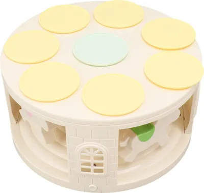 Obrázek produktu pro Rotační dezertní stroj LED kolotoč Automatický rotující dezertní stůl se 4 hudebními nástroji pro svatební párty dodávky