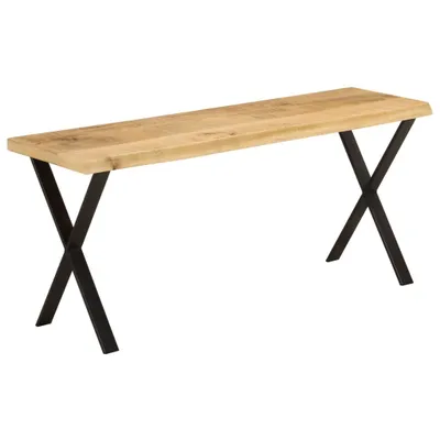 Produktbild von Bank Baumkante 105 cm Massivholz Mango