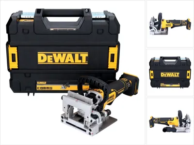 Produktbild von DeWALT Akku-Flachdübelfräse DCW682NT, Lamellenfräse, Holzfräse, Fugenfräse, inkl. T-STAK-Box, 18V
