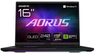 Productafbeelding van GIGABYTE AORUS MASTER 16 6YJM5DEE65SP, AMD Ryzen™ 9, 2,5 GHz, 40,6 cm (16 inch), 2560 x 1600 pixels, 32 GB, 2 TB