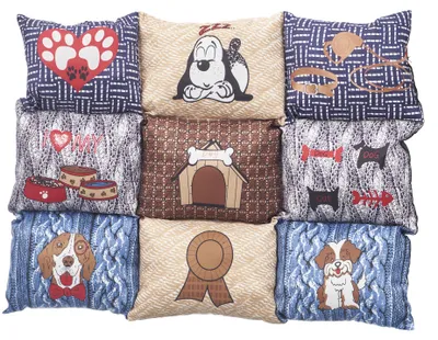 Produktbild von Hundebett mit rutschfester Unterseite, 58 × 80 cm