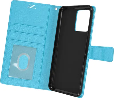 Immagine prodotto di Custodia in ecopelle Realme 9 Pro Plus con slot per carte - Azzurro