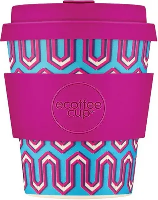 KUBEK PODRÓŻNY Z TWORZYWA PLA MESSAGES FROM THE UNSEEN WORLD 240 ml - ECOFFEE CUP