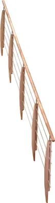 Produktbild von Minka Treppengeländer für die Raumspartreppen Home, Classic, Home Turn und Classic Turn Untergurte Buche