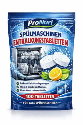 Produktbild von 100 Entkalkungstabletten Spülmaschine Geschirrspülmaschine Entkalker
