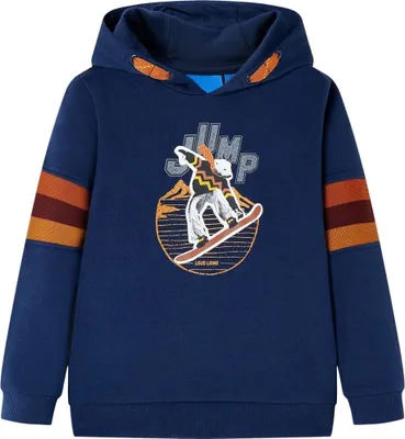 Produktbild von Kinder-Kapuzenpullover Marineblau 92
