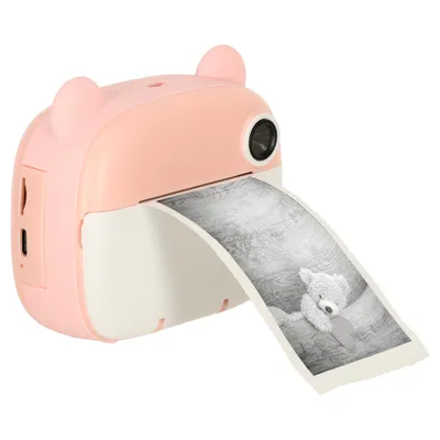 Produktbild von Sofortbildkamera für Kinder Teddybär rosa