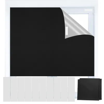 Zdjęcie produktu dla Roleta zaciemniająca montowana bez wiercenia, przeznaczona do okien Velux, o wymiarach 150 x 200 cm