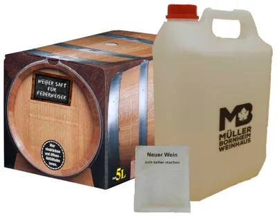 Produktbild von Weißer Federweißer Set zum selber machen 5L