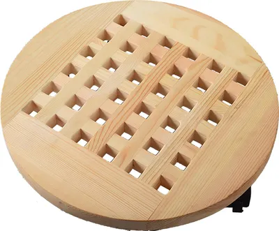 Image de Porte-fleurs mobile en bois avec 6 roulettes, pivotant à 360°, pour la maison